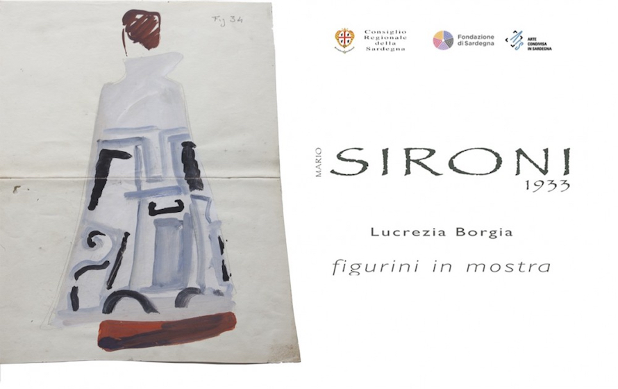 SIRONI 1933 – I figurini per Lucrezia Borgia