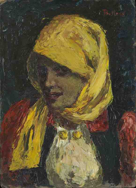 Donna con fazzoletto (Ritratto di Maria Bosila Coraine)
